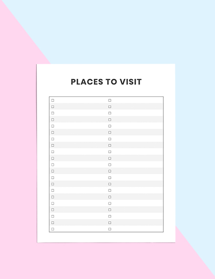 Free Basic Daily Route Planner Template to Edit Online