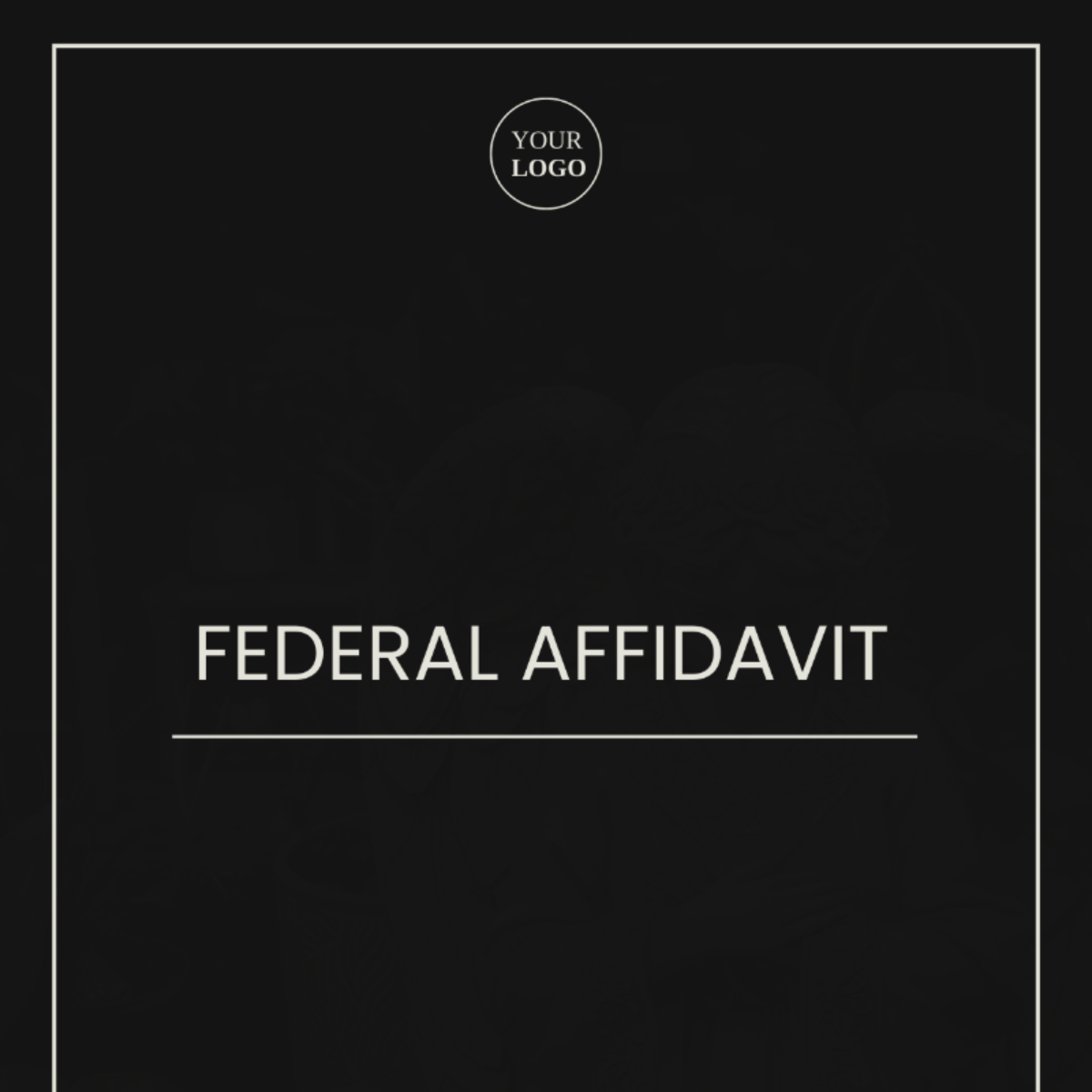 Federal Affidavit Template - Edit Online & Download