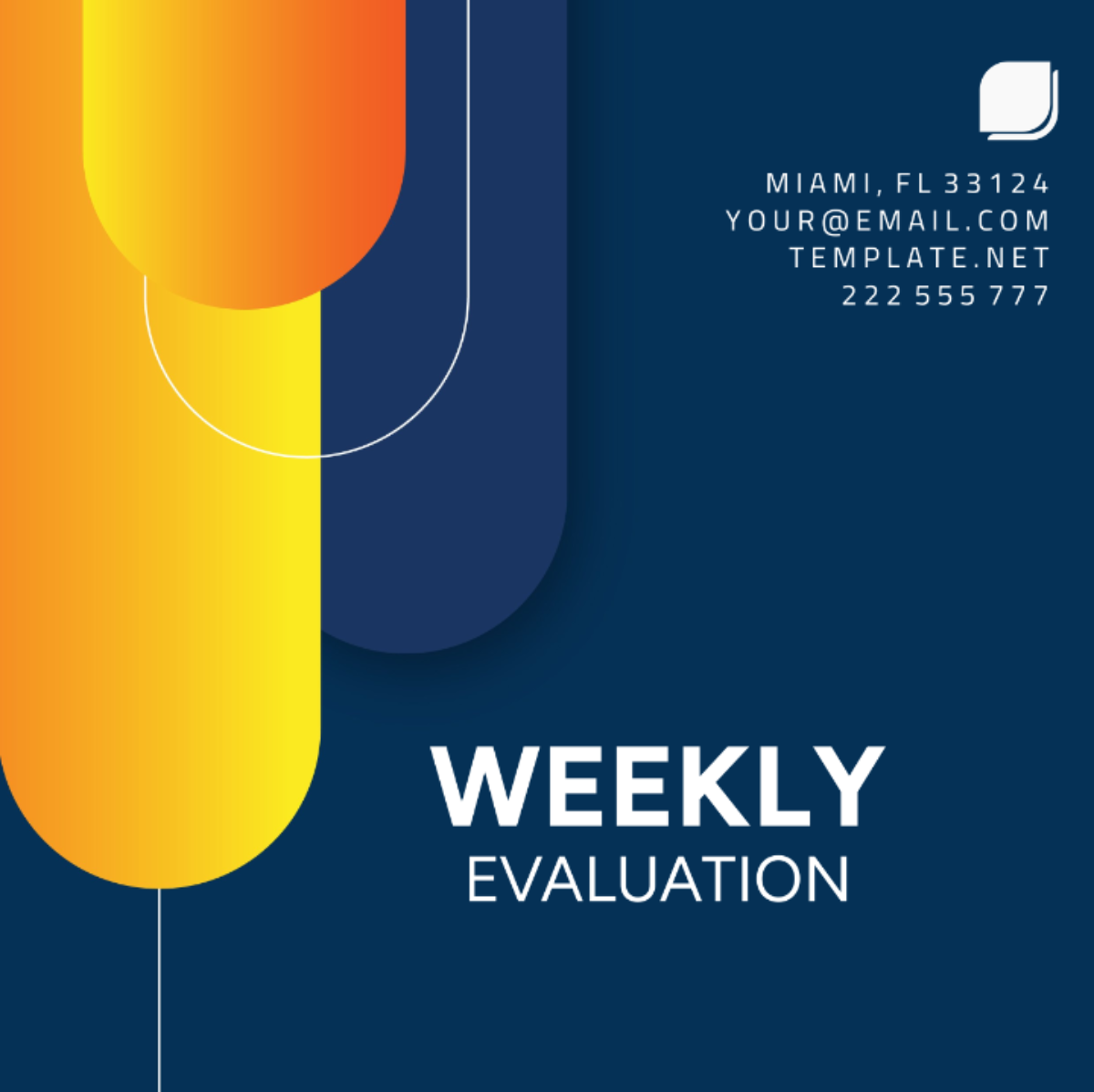 Weekly Evaluation Template Edit Online And Download Example