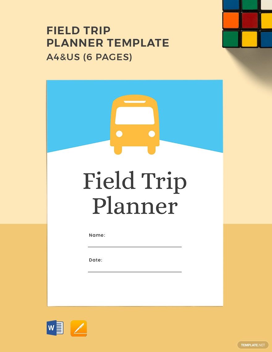 Field Trip Planner Template in Word, PDF, Apple Pages