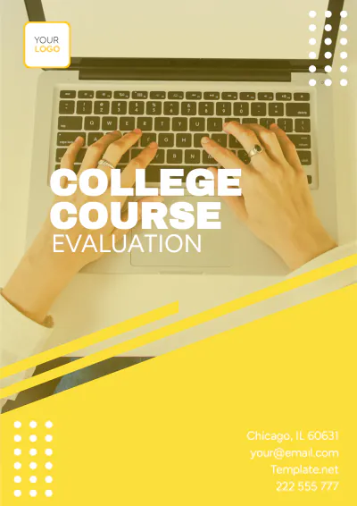 Free College Course Evaluation Template to Edit Online