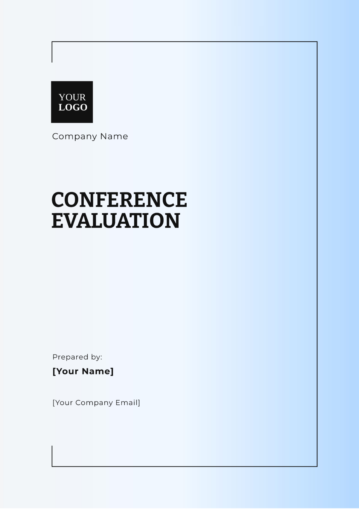 Conference Evaluation Template - Edit Online & Download