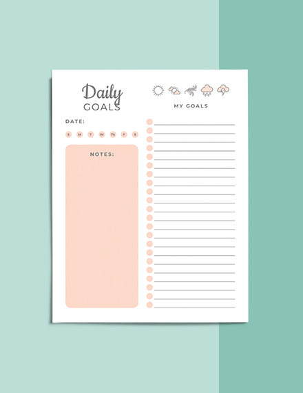 Printable Life Planner Template - InDesign | Template.net