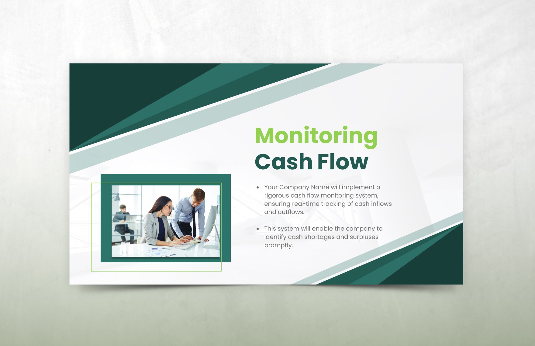 Cash Flow Management and Forecasting Presentation Template
