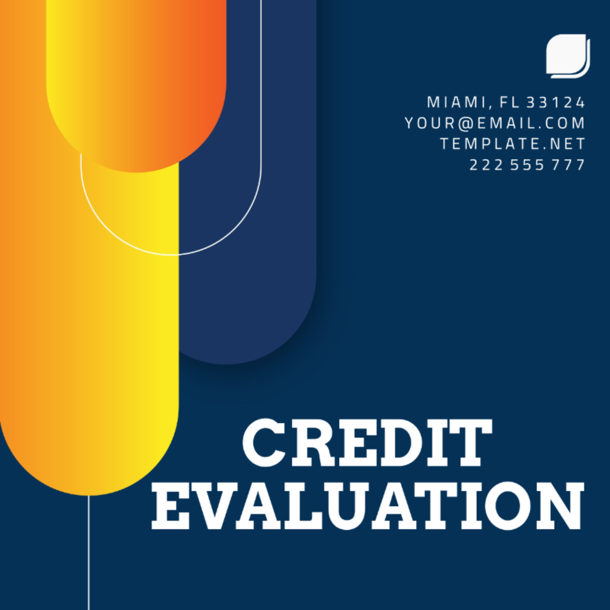Credit Evaluation Template