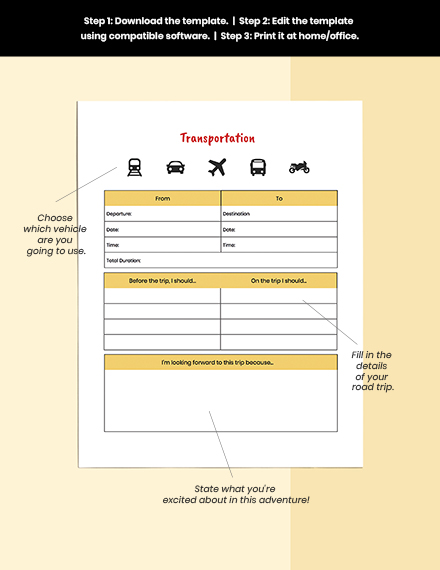 Free Kids Road Trip Planner Template to Edit Online Free Kids Road Trip Planner Template to Edit Online