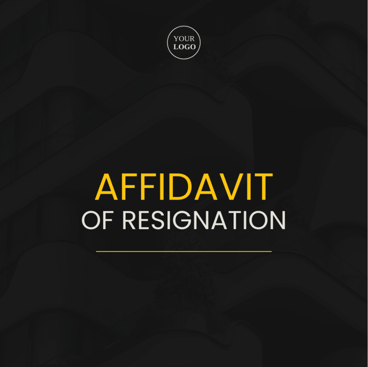 Affidavit of Resignation Template