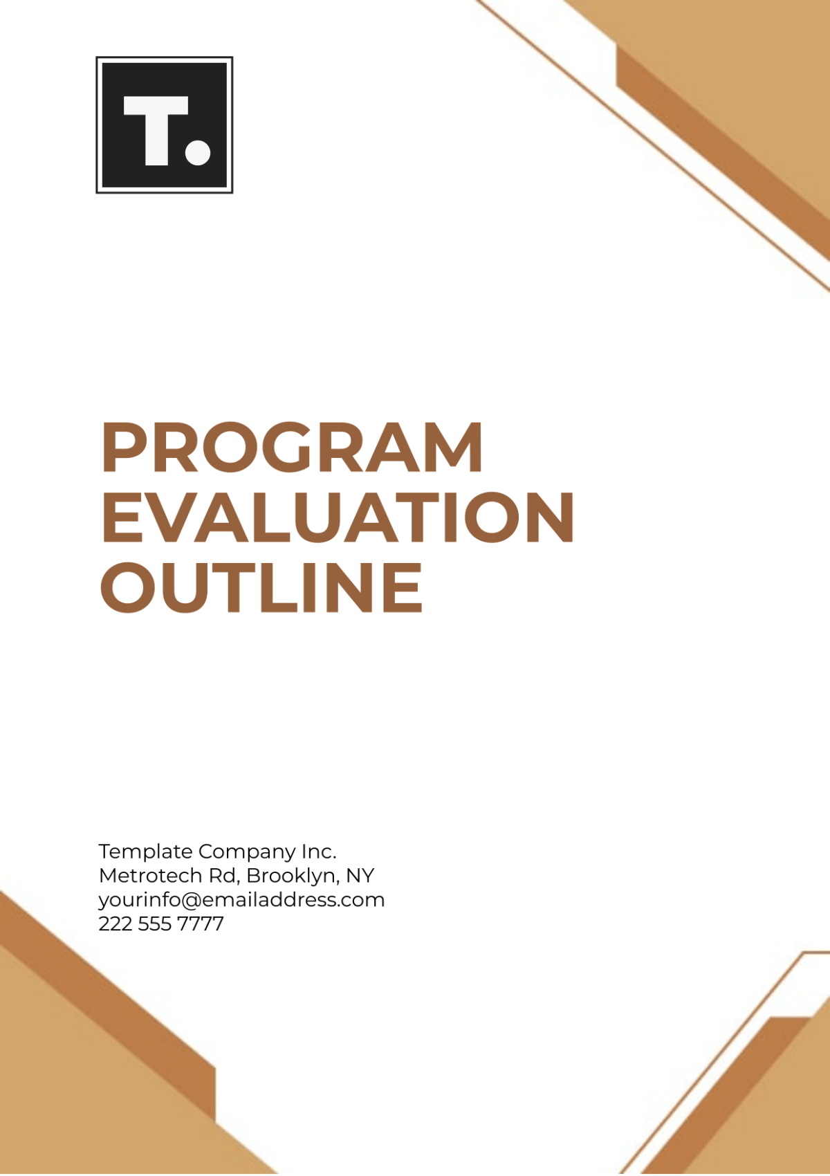 Program Evaluation Outline Template - Edit Online & Download