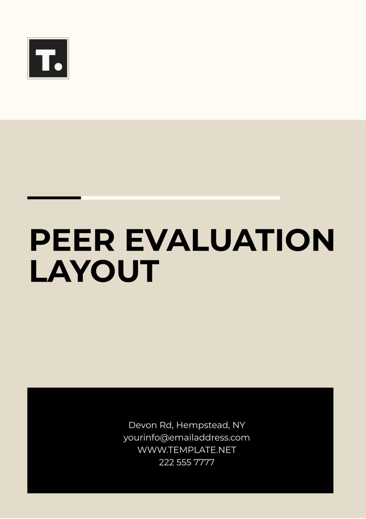 Peer Evaluation Layout Template - Edit Online & Download