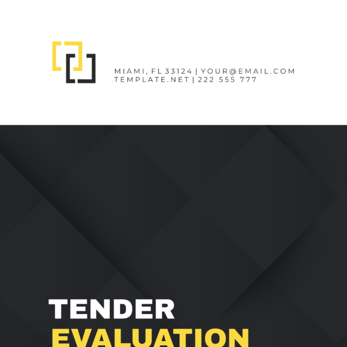 Tender Evaluation Template - Edit Online & Download