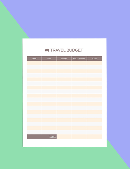 Free Printable Trip Planner Template to Edit Online