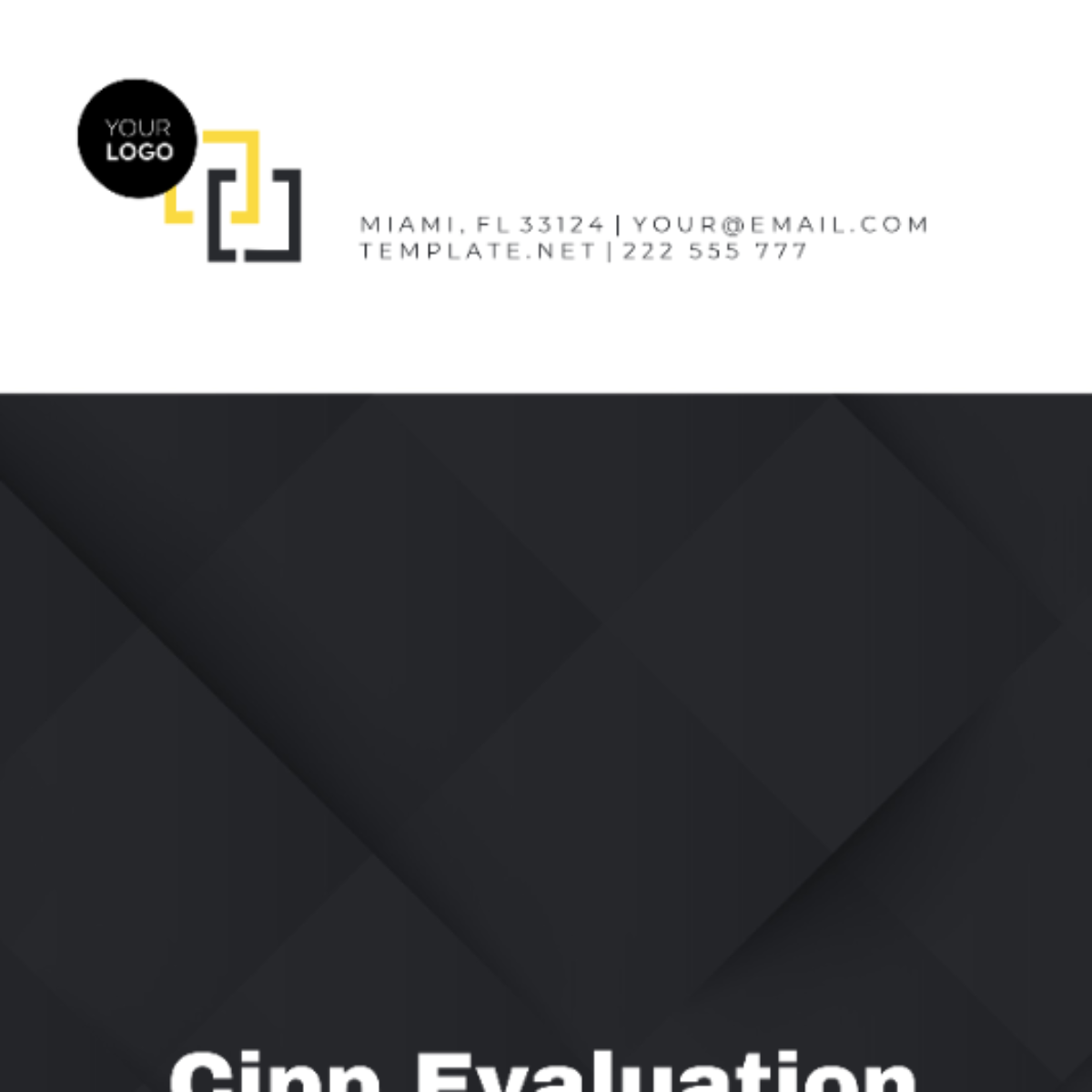 Cipp Evaluation Template