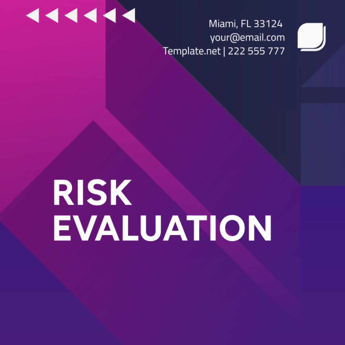 Risk Evaluation Template