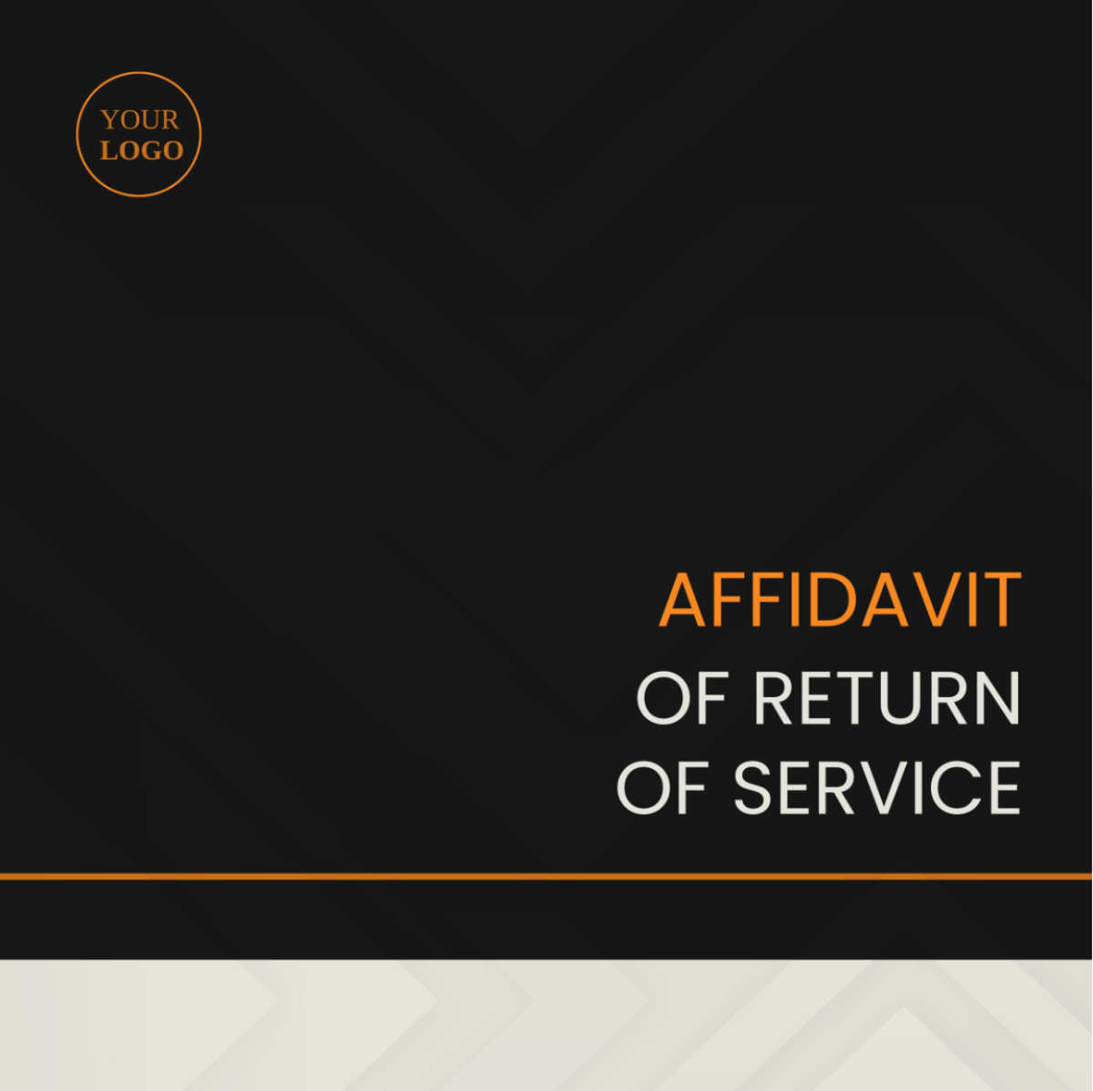 Return of Service Affidavit Template - Edit Online & Download