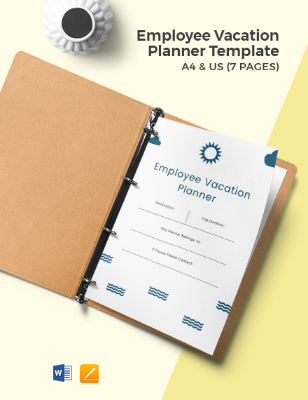 Free Printable Vacation Planner Template - Word, Apple Pages 