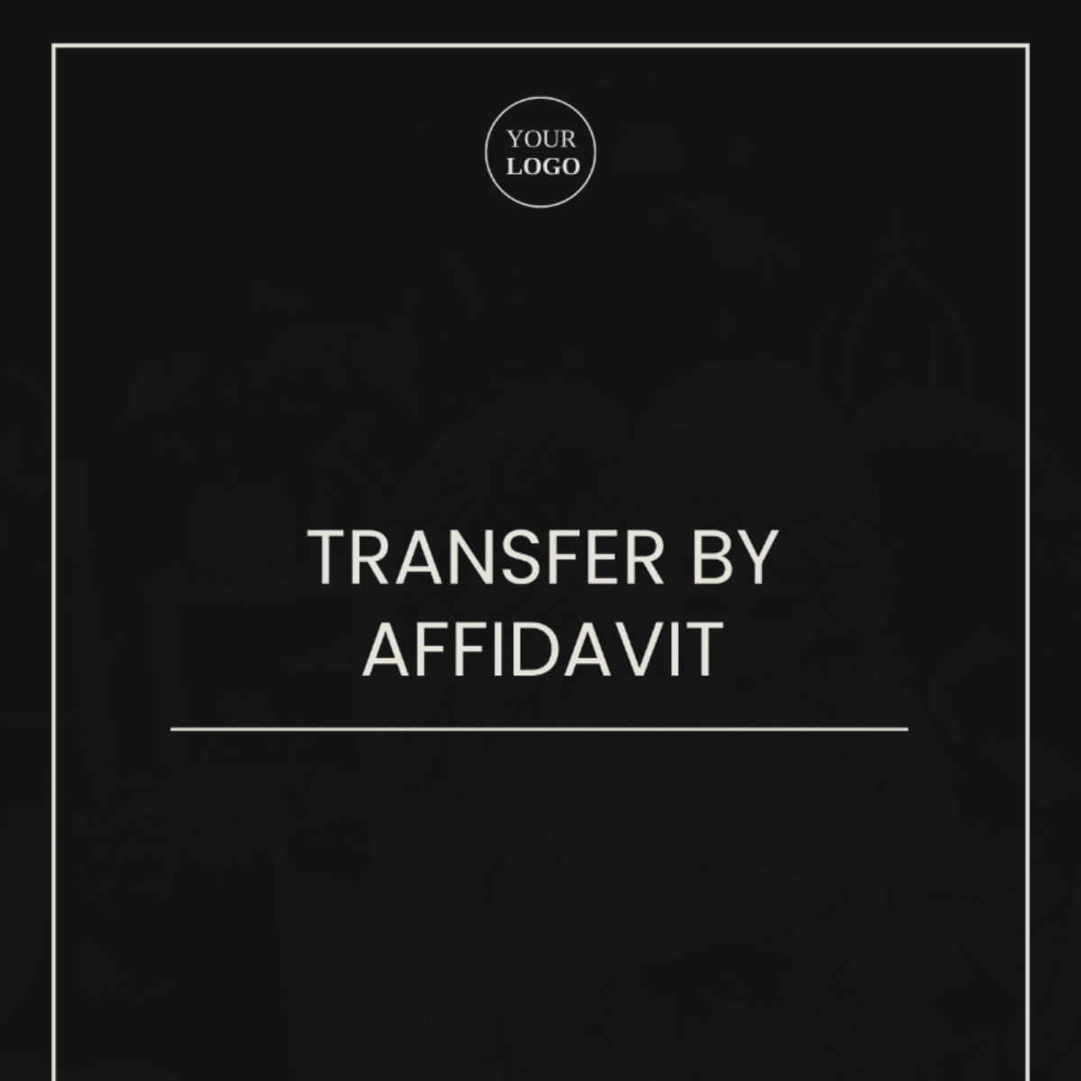 Wisconsin Transfer By Affidavit Template - Edit Online & Download