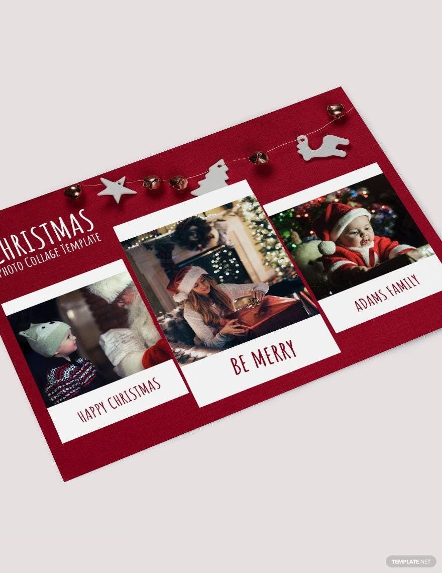 Free Christmas Photo Collage Template