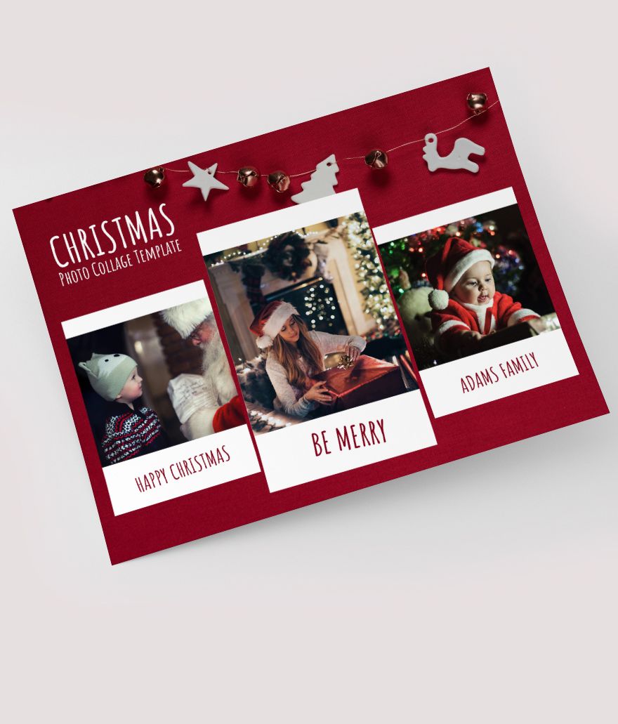 Christmas Photo Collage Template