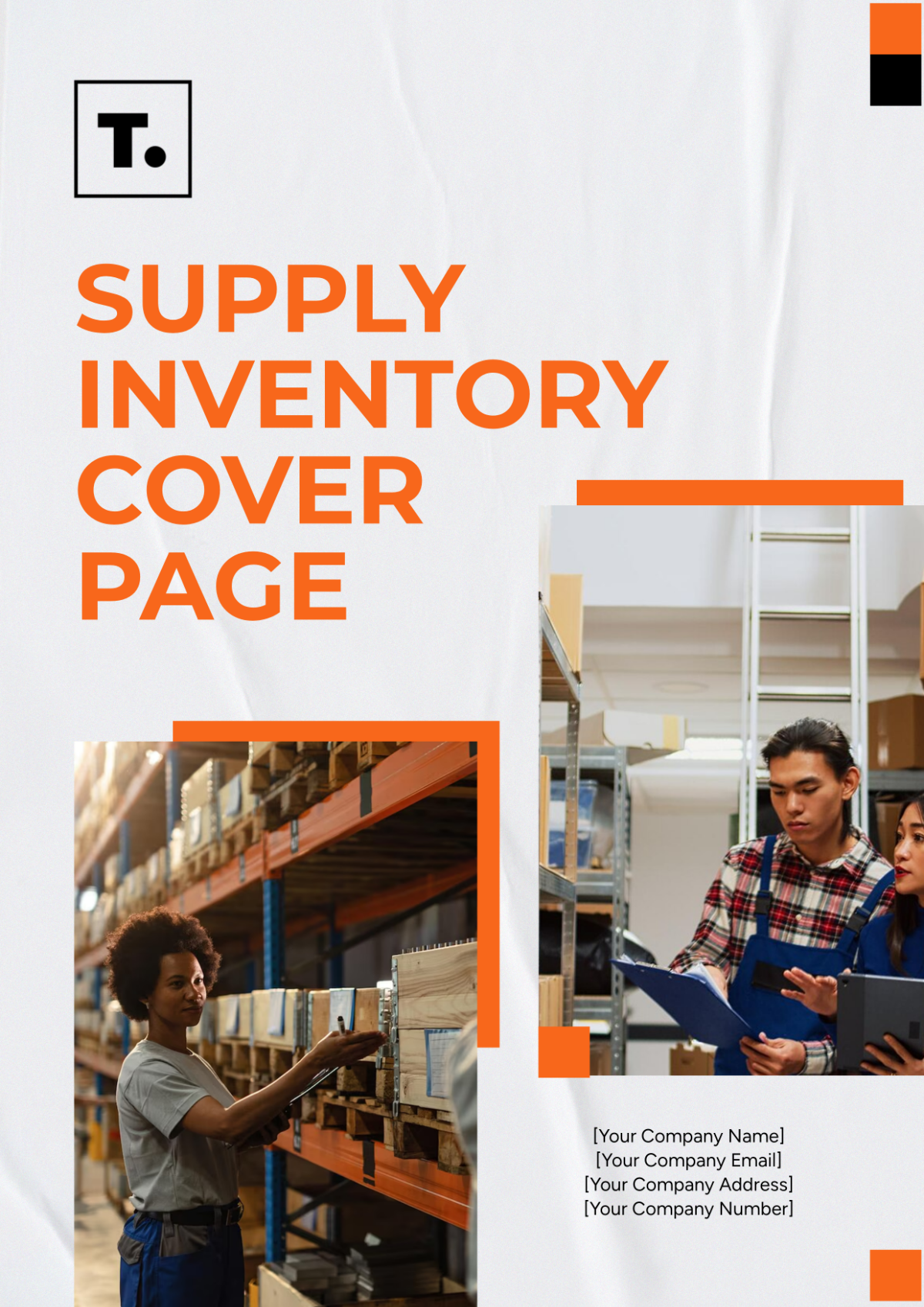 Supply Inventory Cover Page