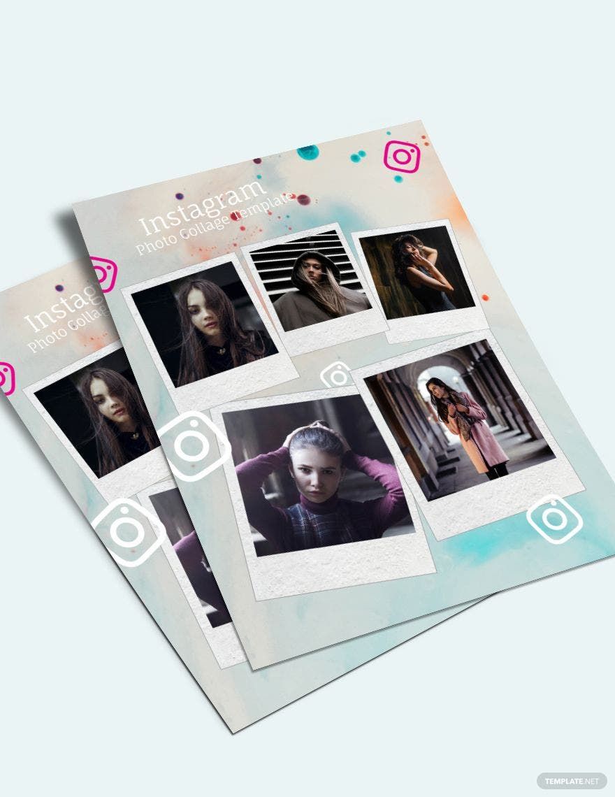 Instagram Photo Collage Template Download in Word, PSD