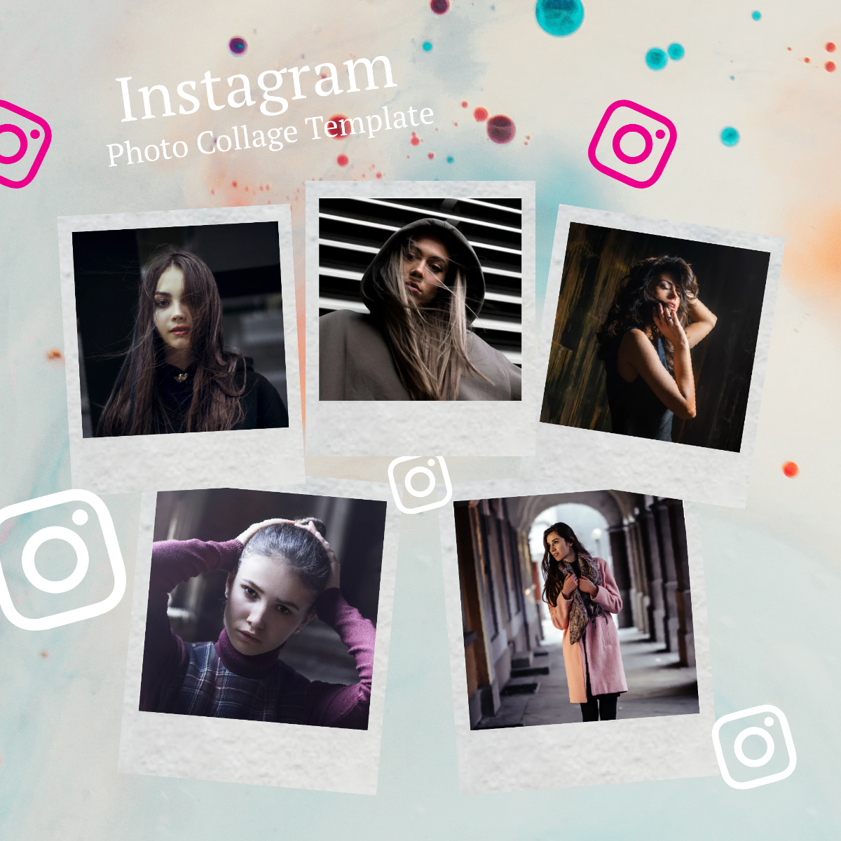 Instagram Photo Collage Template