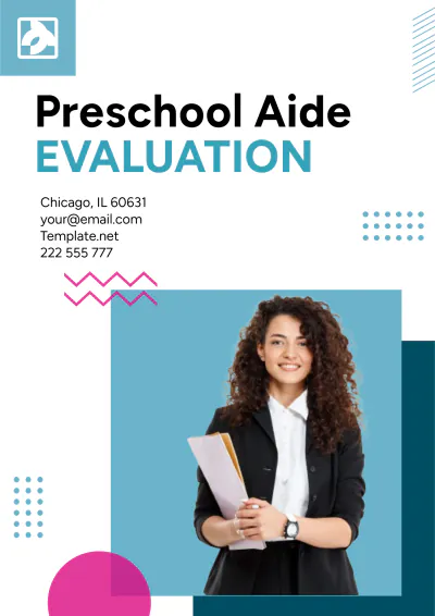 Free Preschool Aide Evaluation Template to Edit Online