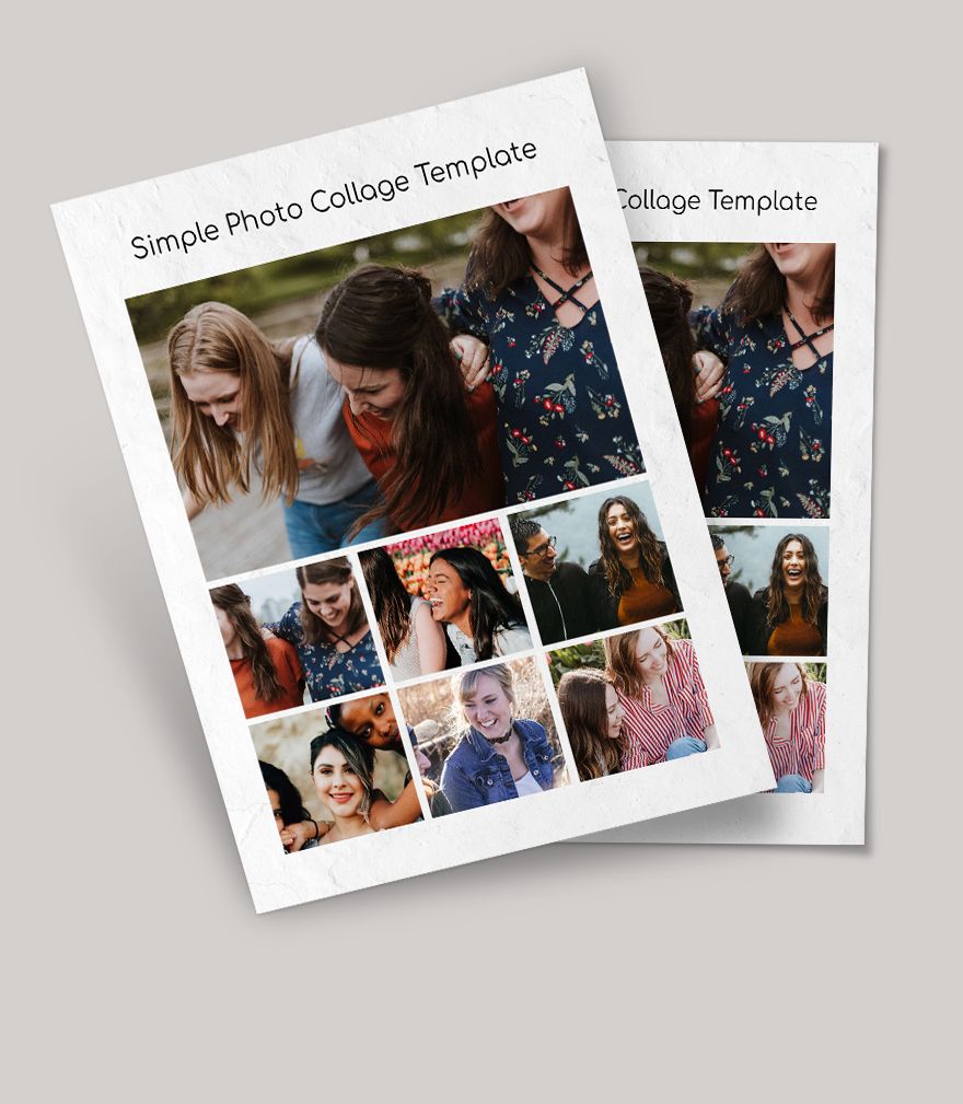 Simple Photo Collage Template