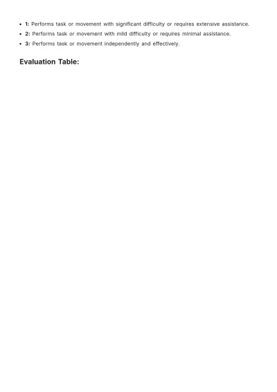 Free Pediatric Physical Therapy Evaluation Template to Edit Online