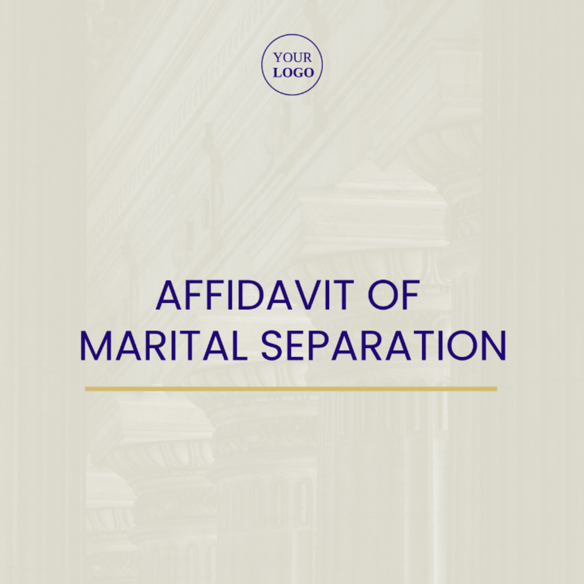 Affidavit of Marital Separation Template - Edit Online & Download