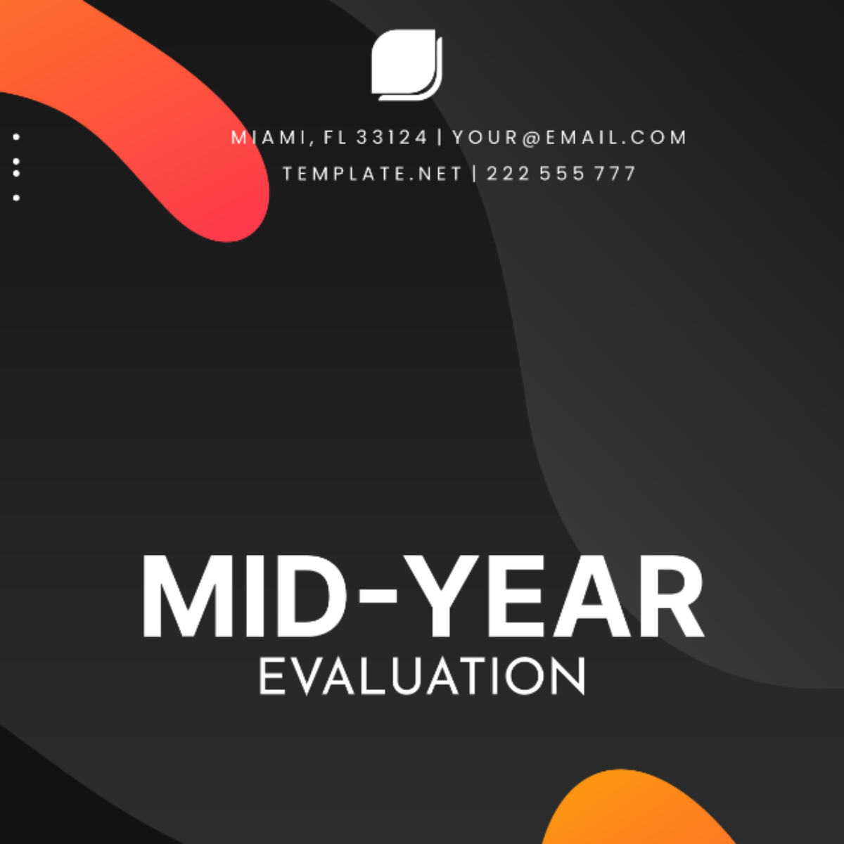 Mid Year Evaluation Template