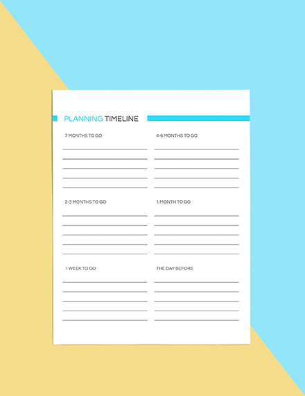 Free Basic Vacation Planner Template - Word, Apple Pages | Template.net
