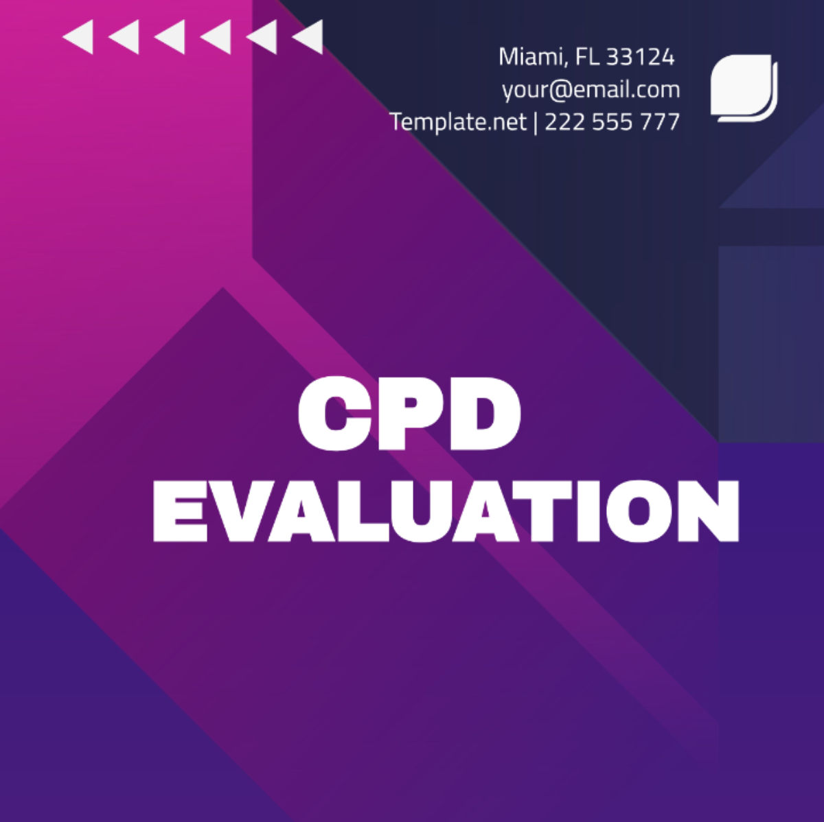 Free Cpd Evaluation Template to Edit Online