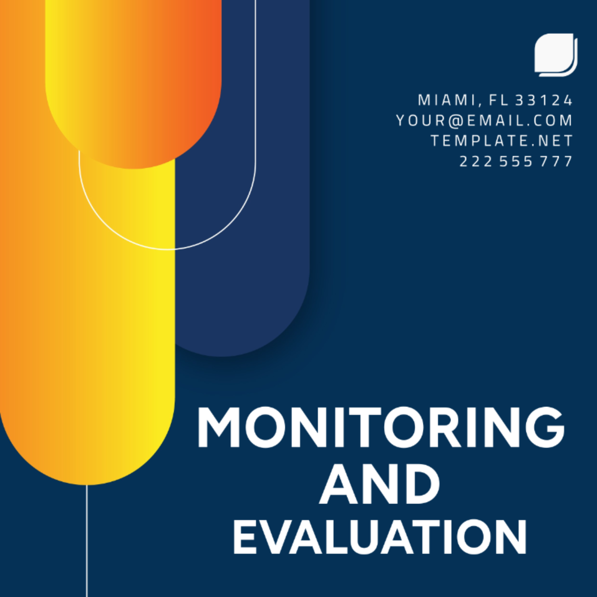 Monitoring And Evaluation Template