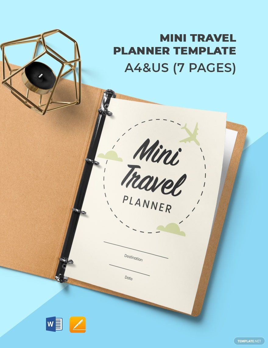 Mini Travel Planner Template