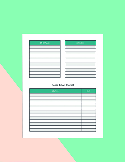 Free Cruise Travel Planner Template to Edit Online Free Cruise Travel Planner Template to Edit Online