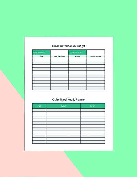 Free Cruise Travel Planner Template to Edit Online Free Cruise Travel Planner Template to Edit Online
