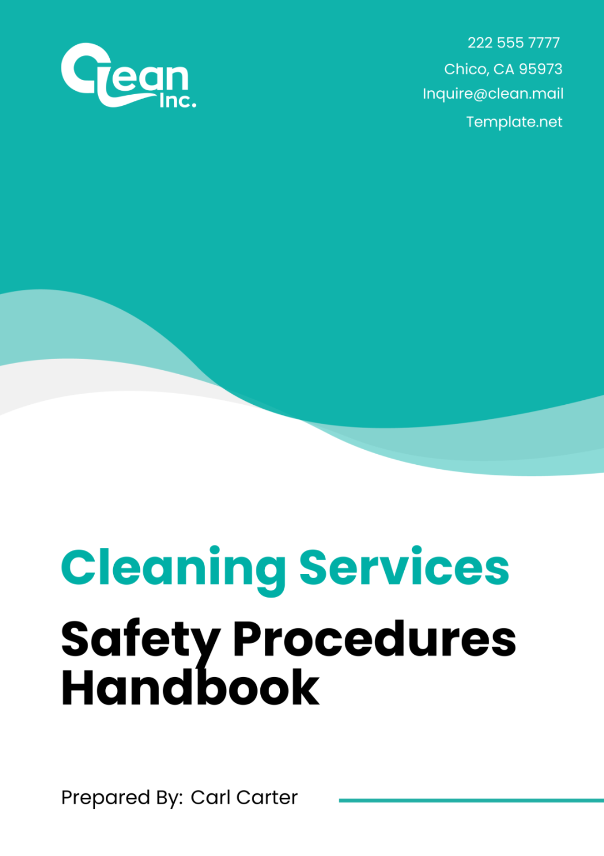 Cleaning Services Safety Procedures Handbook Template - Edit Online & Download