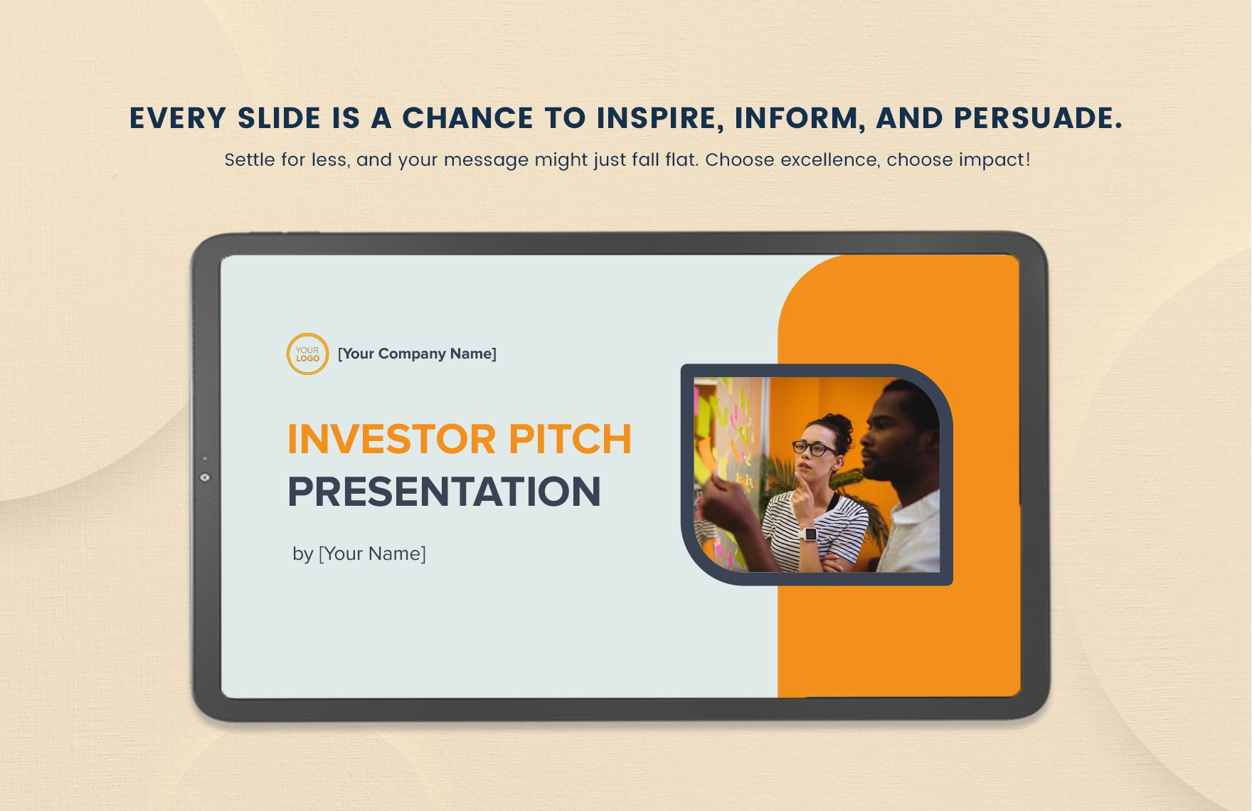 Investor Pitch Presentation Template