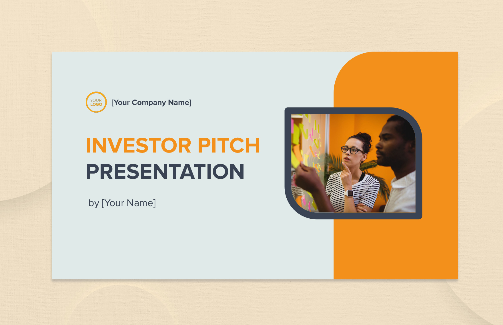 Investor Pitch Presentation Template