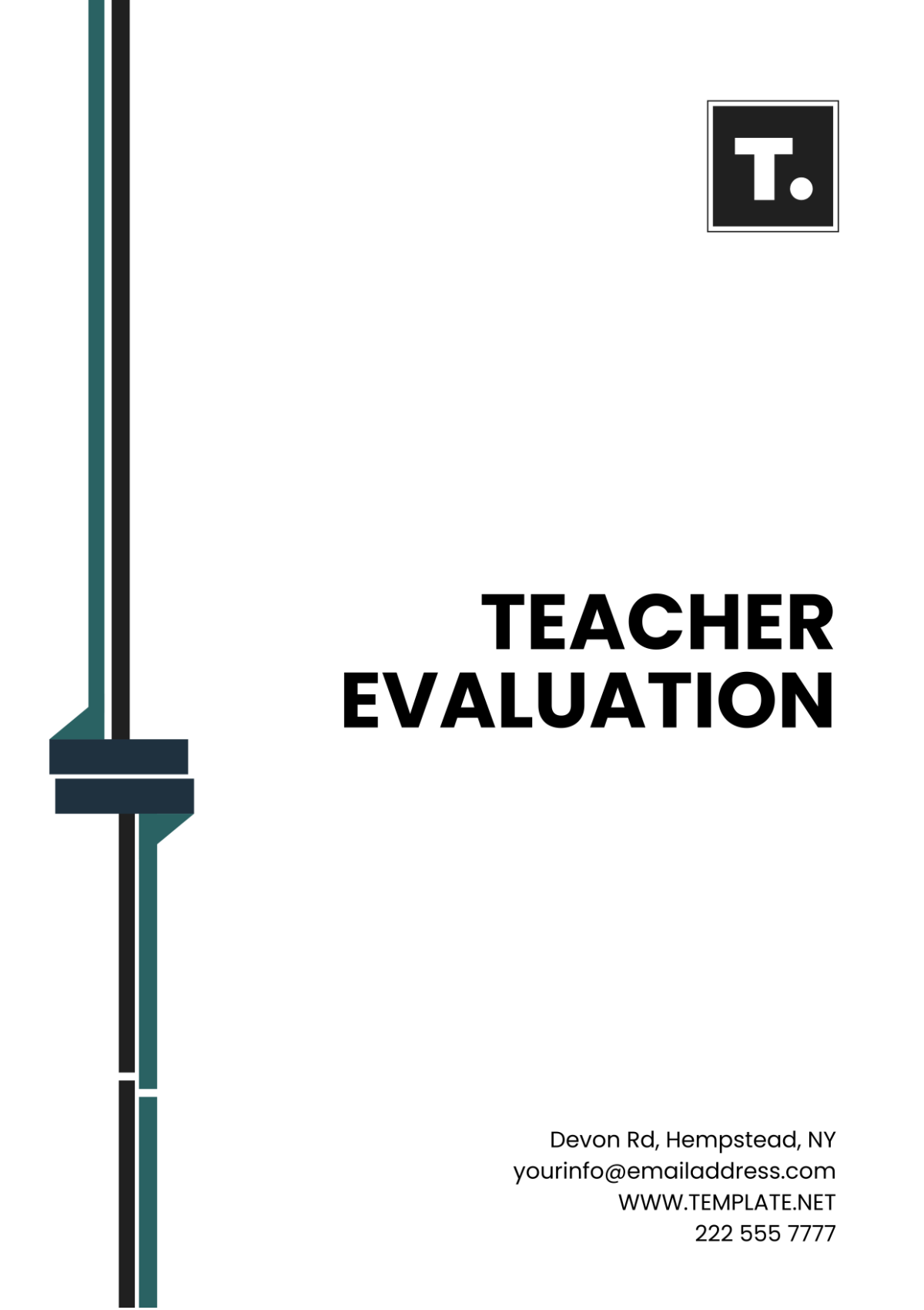 Teacher Evaluation Template