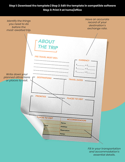 Free Monthly Travel Planner Template to Edit Online Free Monthly Travel Planner Template to Edit Online