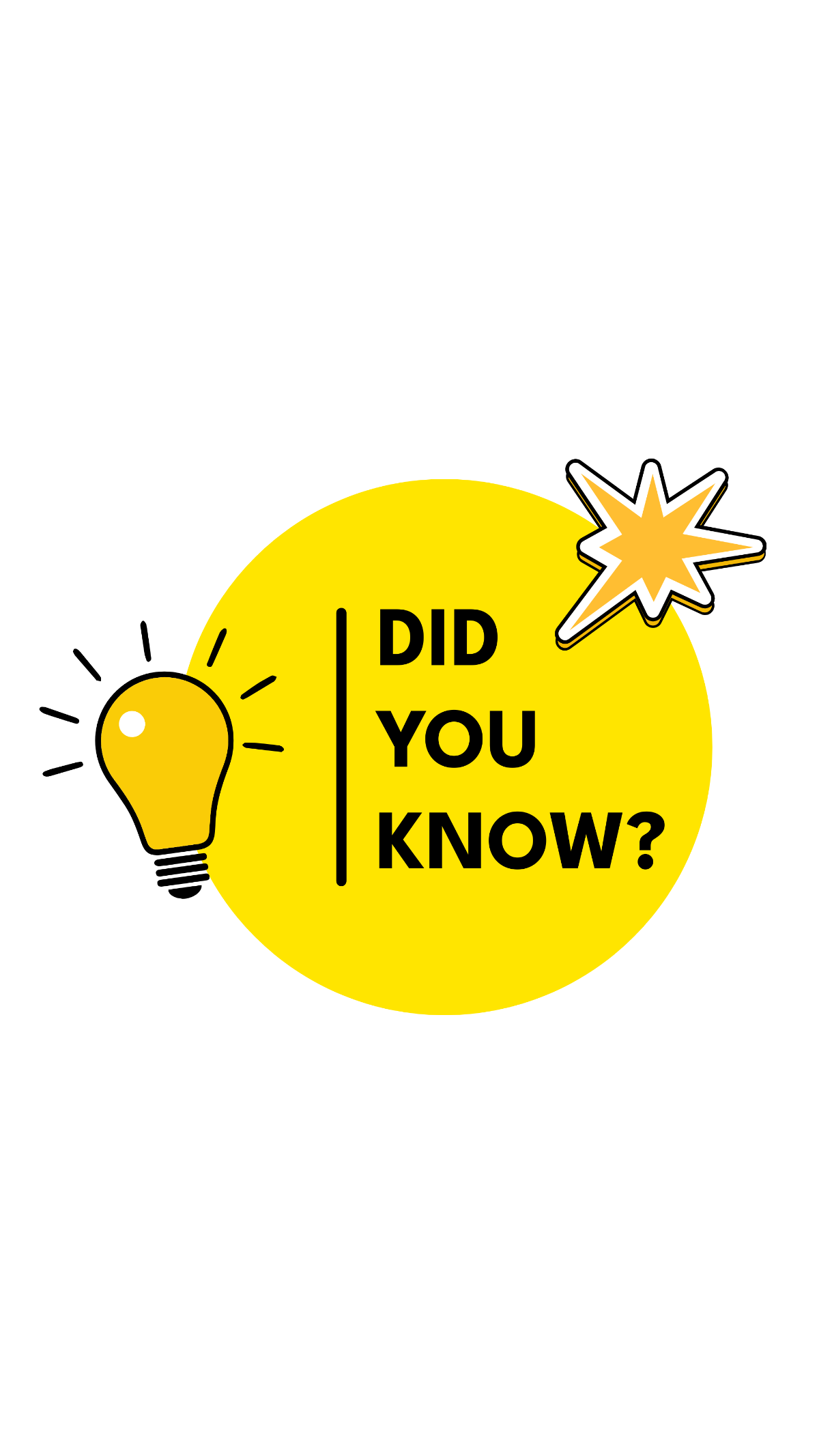 Did You Know Interesting Fact Vector Template
