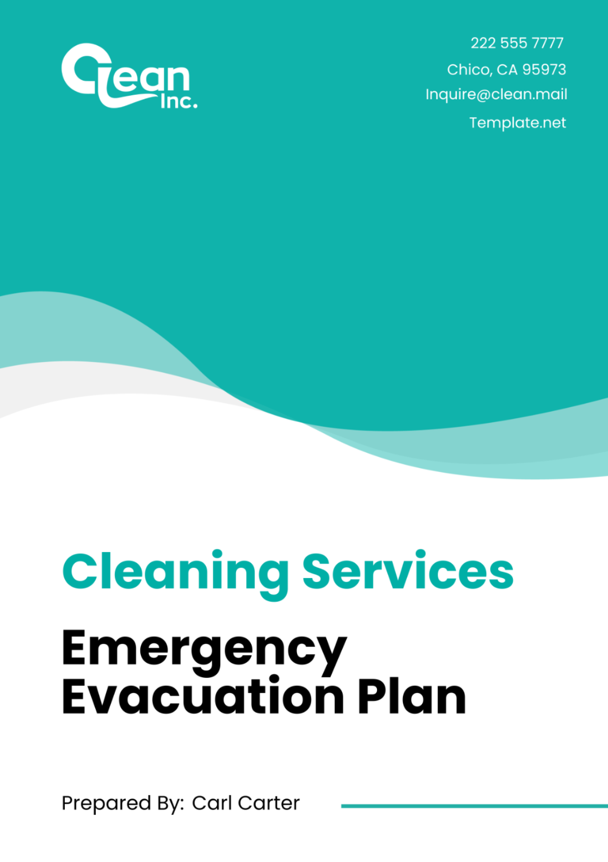 Cleaning Services Emergency Evacuation Plan Template - Edit Online & Download