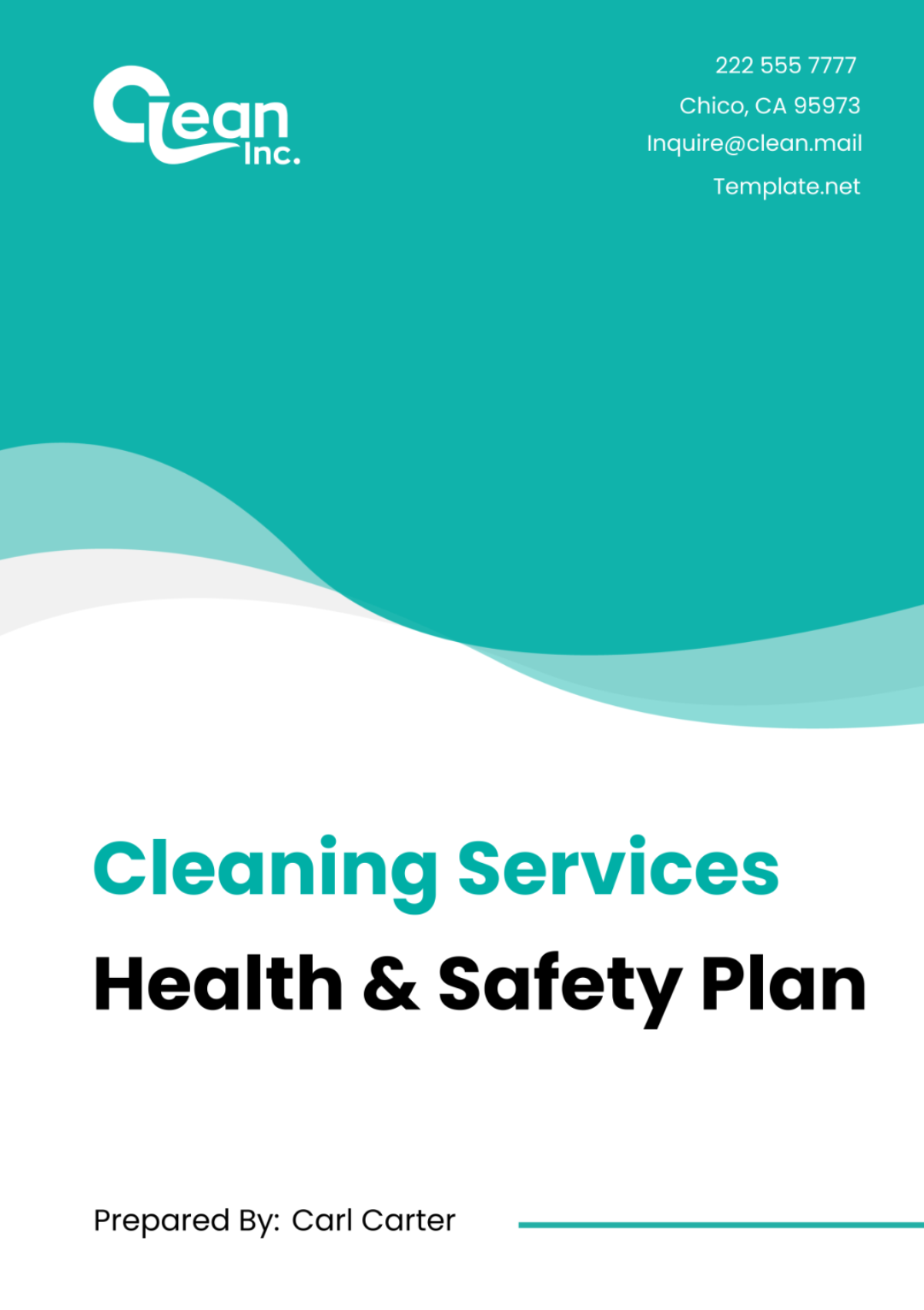 Cleaning Services Health & Safety Plan Template - Edit Online & Download