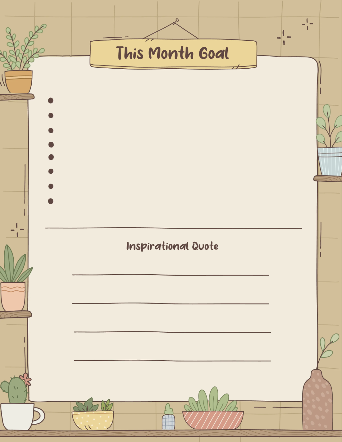 Free Aesthetic Planner Template to Edit Online