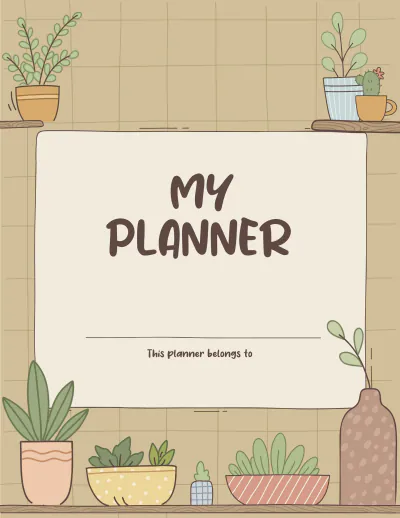 Free Aesthetic Planner Template to Edit Online