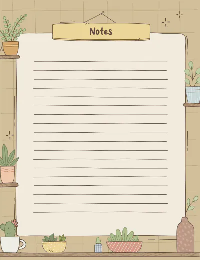 Free Aesthetic Planner Template to Edit Online