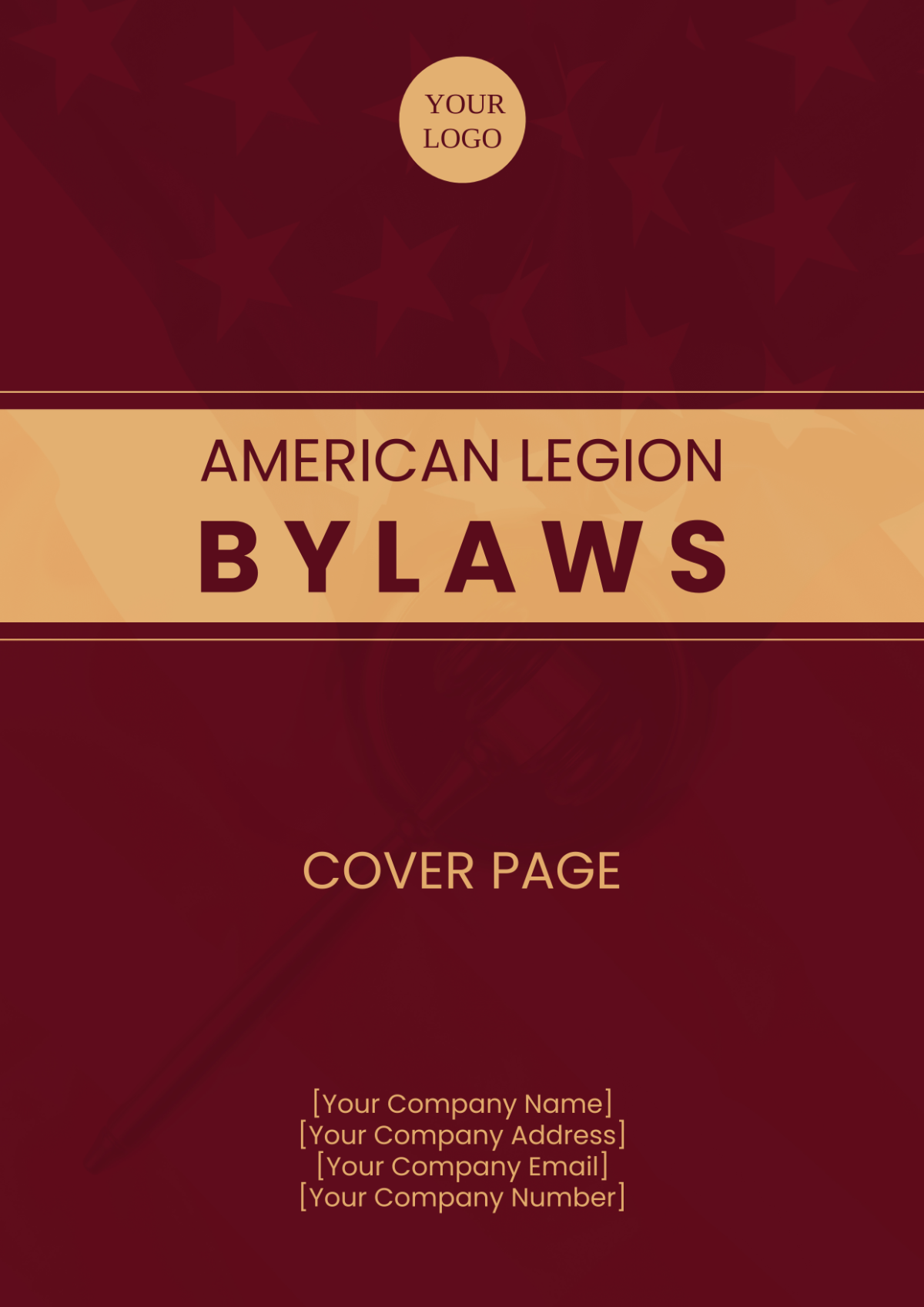 American Legion Bylaws Cover Page