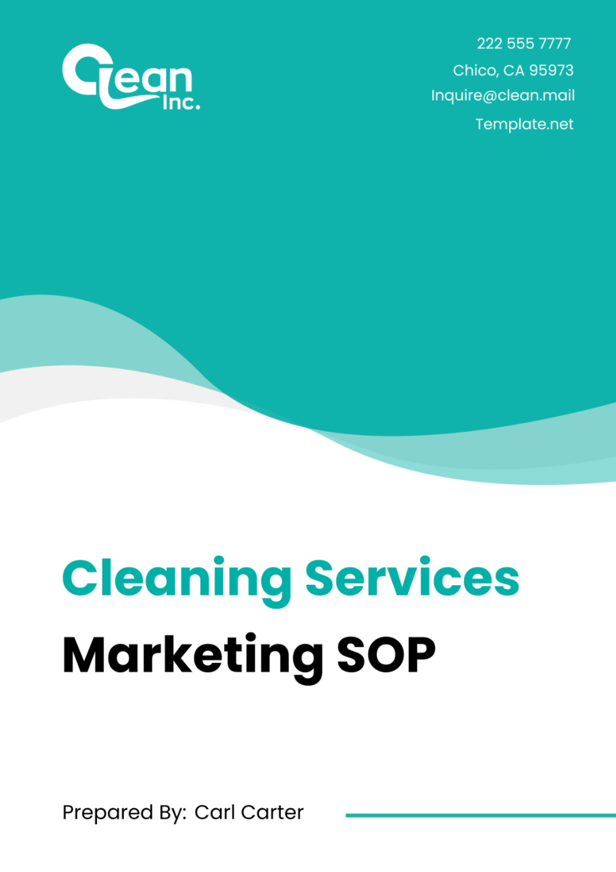 Cleaning Services Marketing SOP Template - Edit Online & Download