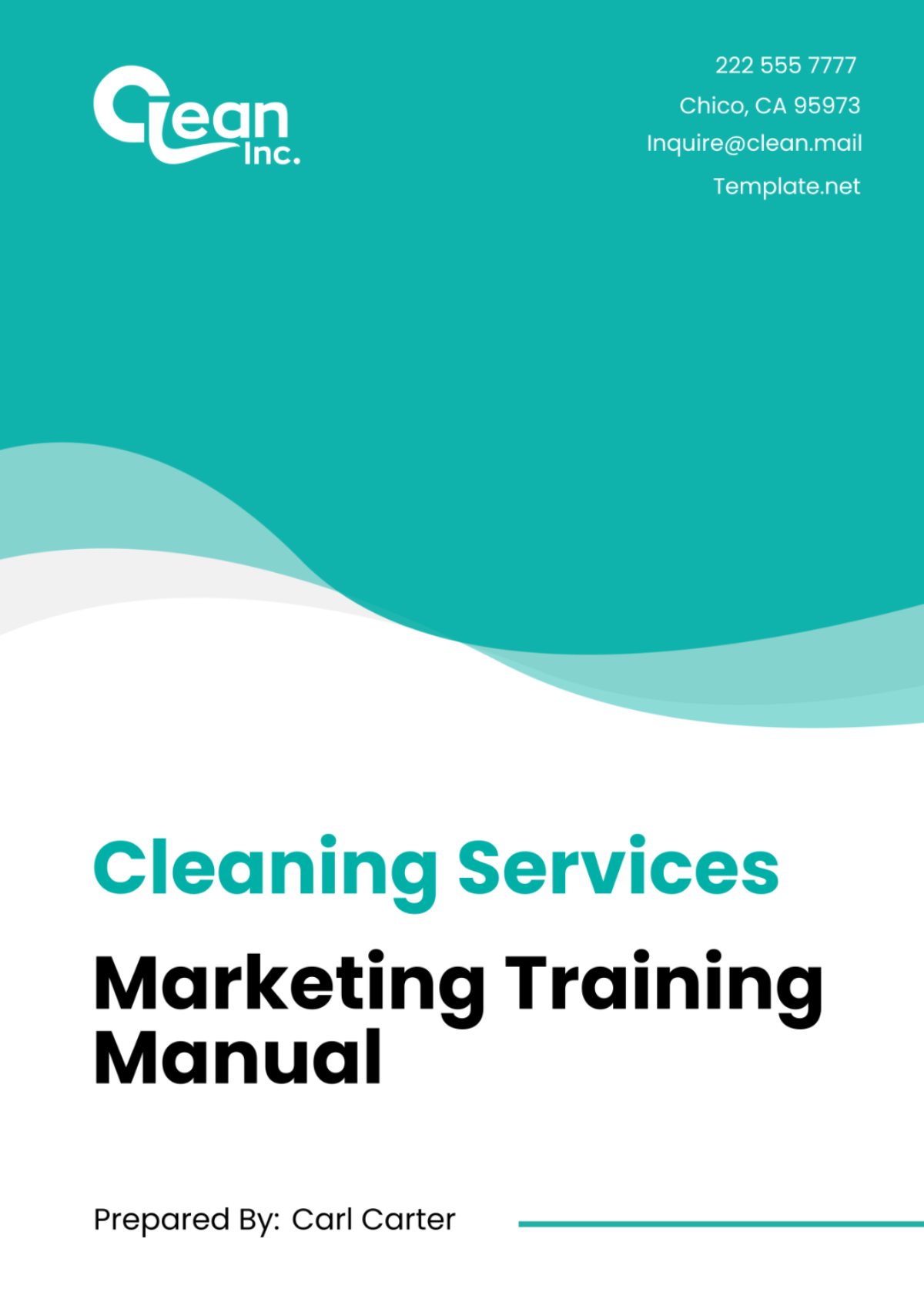 Cleaning Services Marketing Training Manual Template - Edit Online & Download